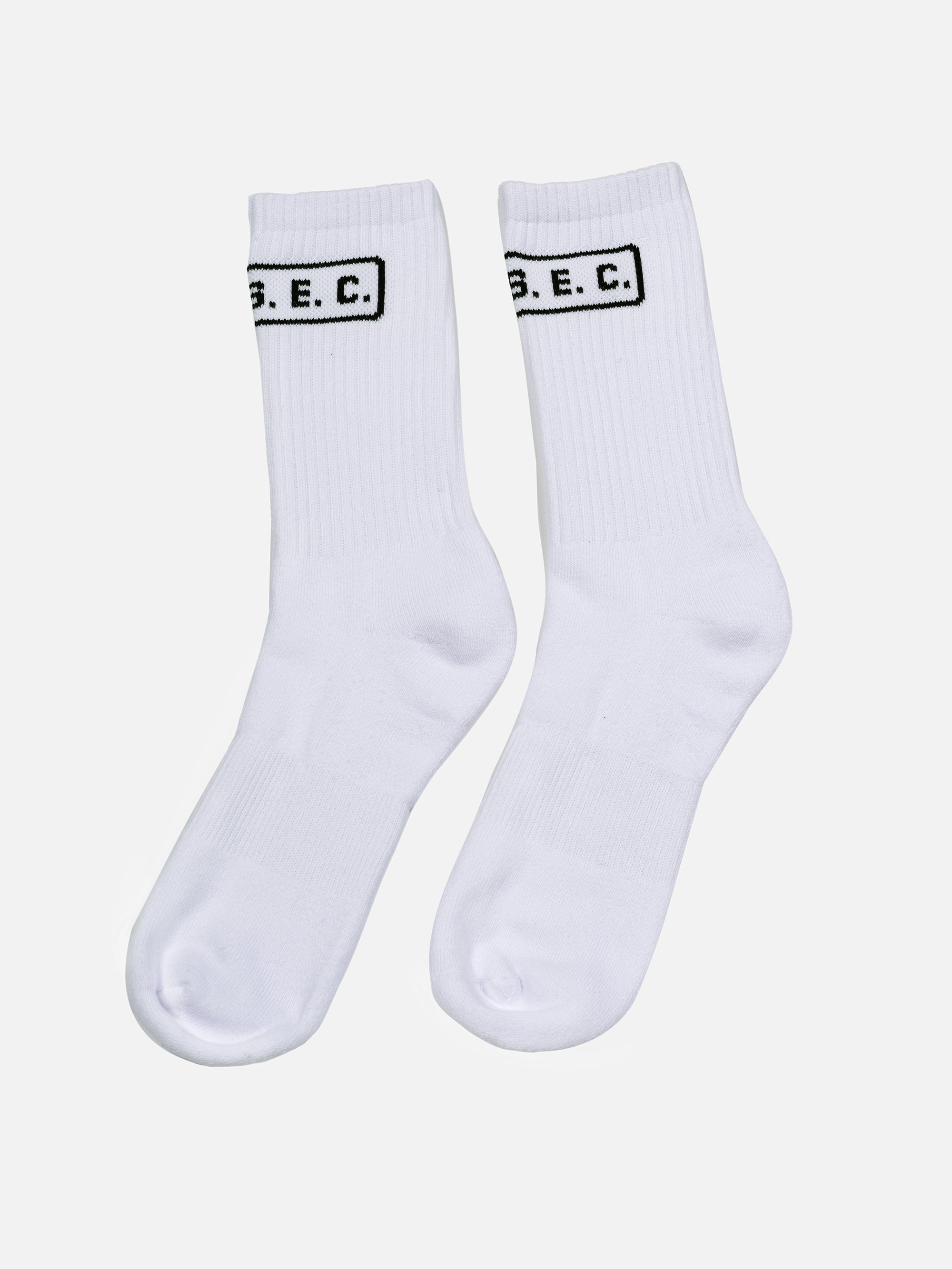 B.A.S.E.C. White Socks