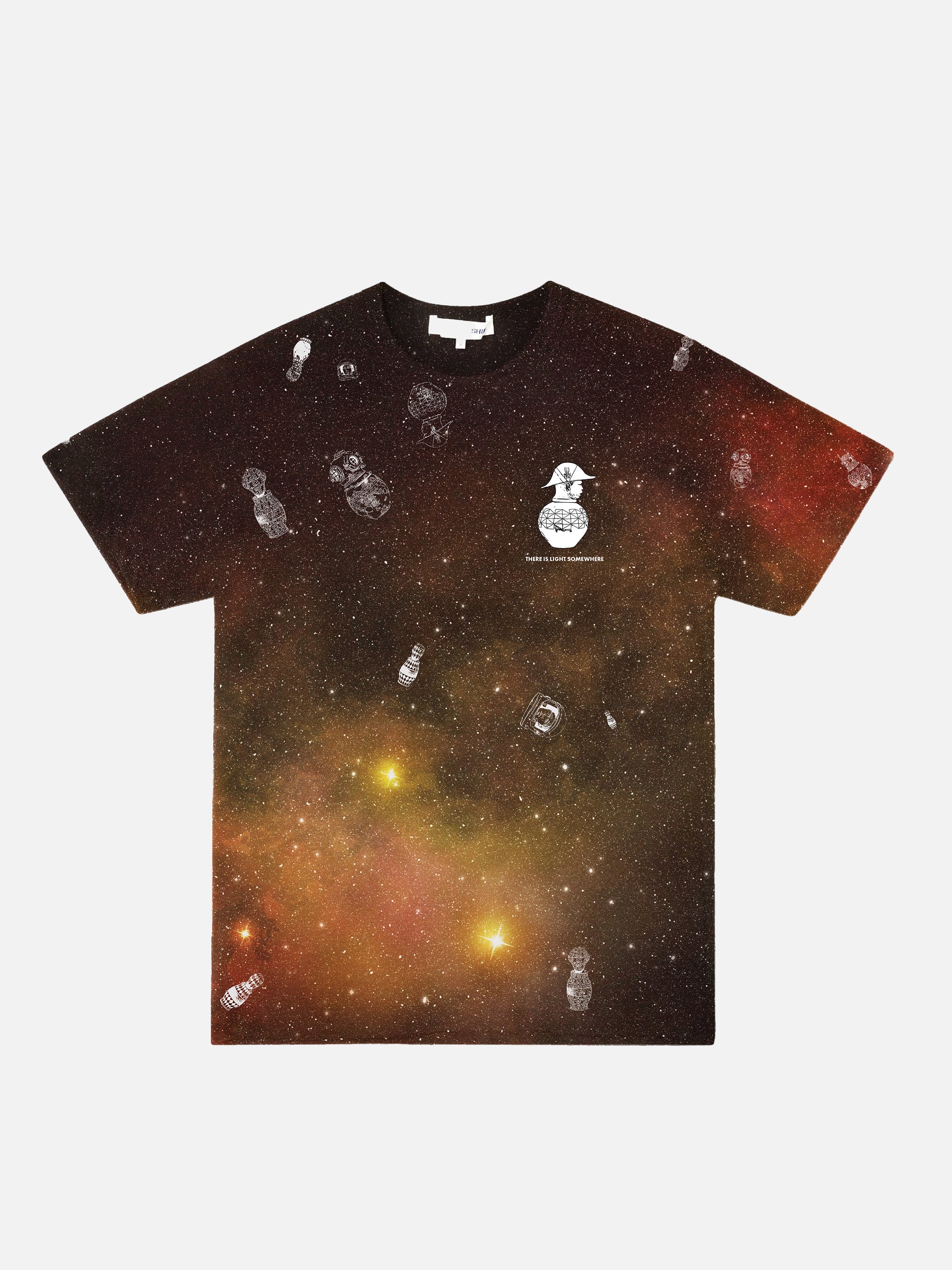 Comme des Garçons x B.A.S.E.C. -                         There is Light Somewhere Galaxy T-Shirt