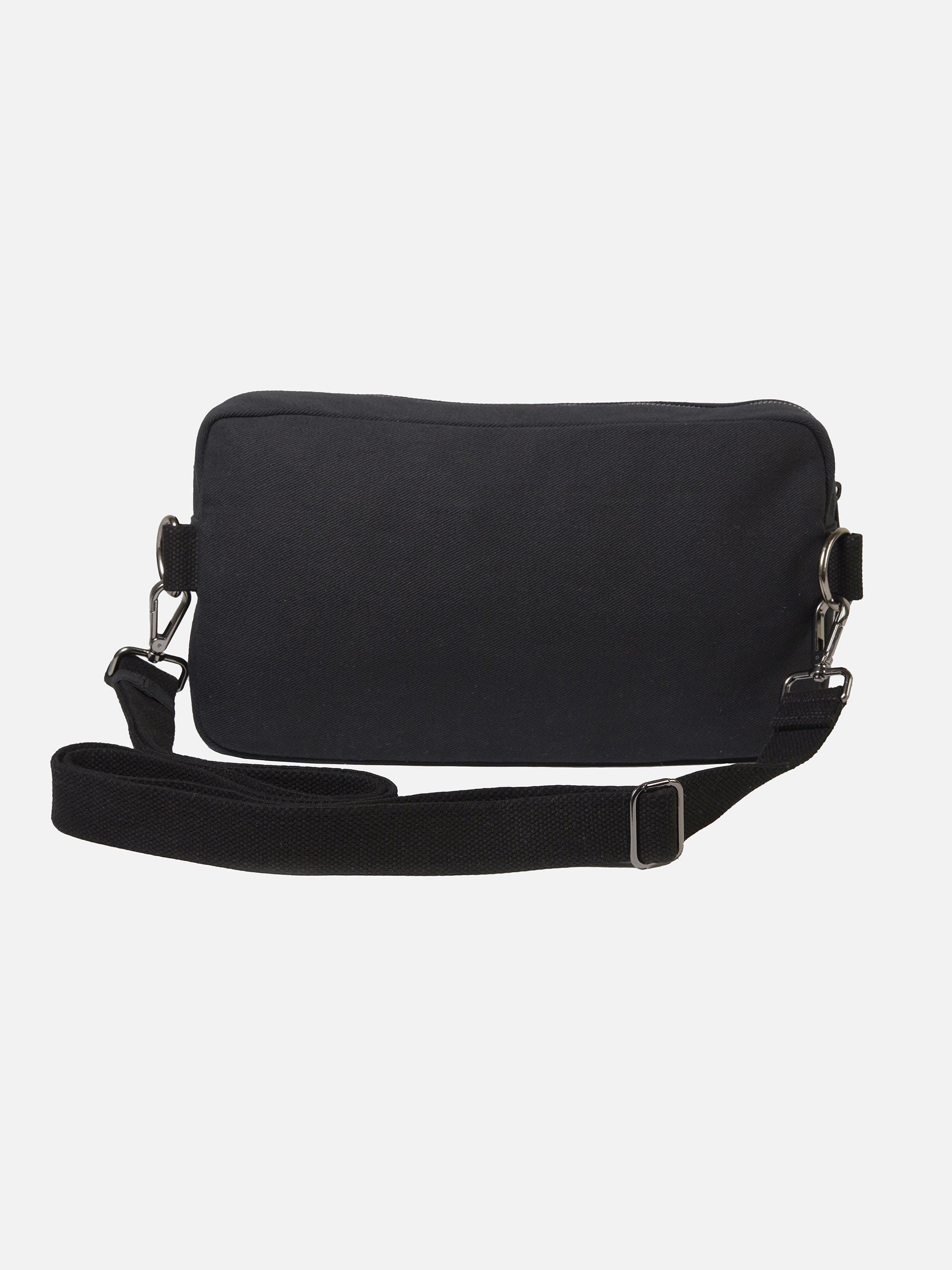 Black Canvas Waist Bag